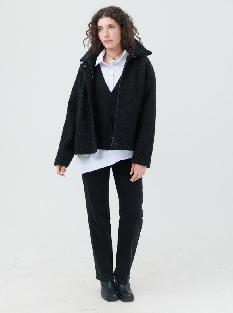 JUMP & ONOT,429.9000,מעיל שרפה צווארון ריב,in-stock