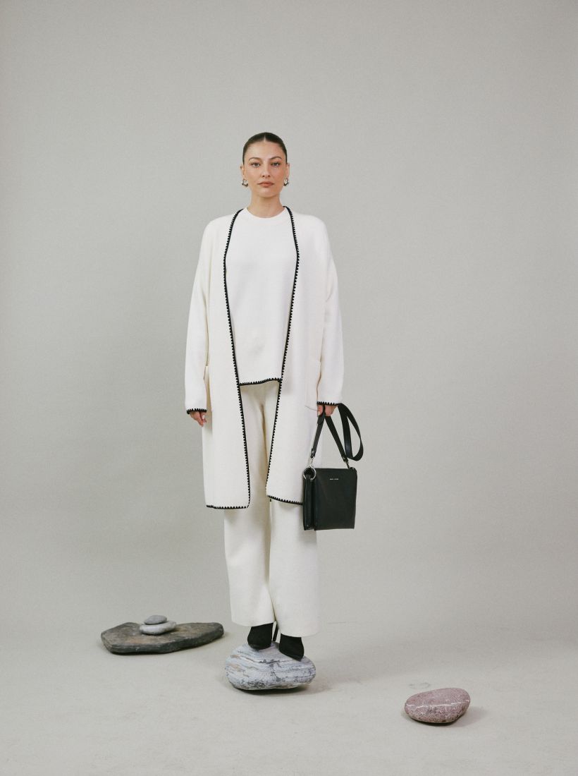 JUMP & ONOT,329.9000,קרדיגן ארוך רקמת זיגזג,in-stock