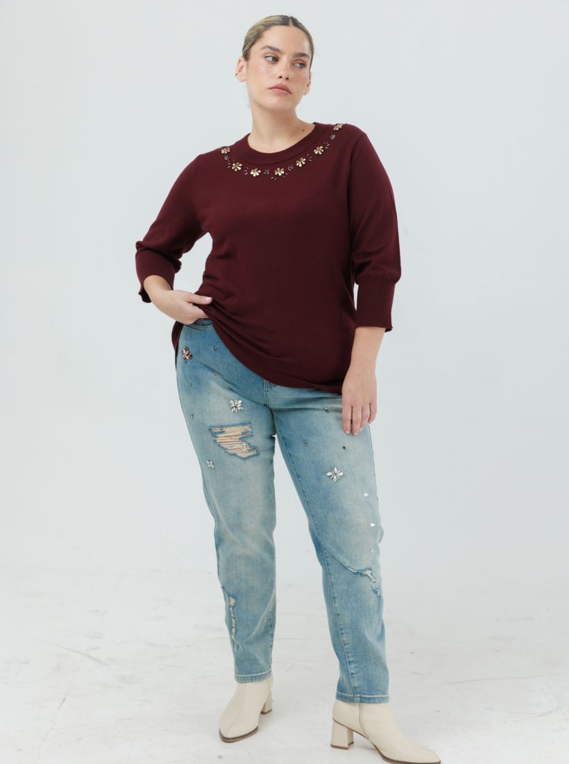 JUMP & ONOT,249.9000,סריג נפתח קריסטלים,in-stock