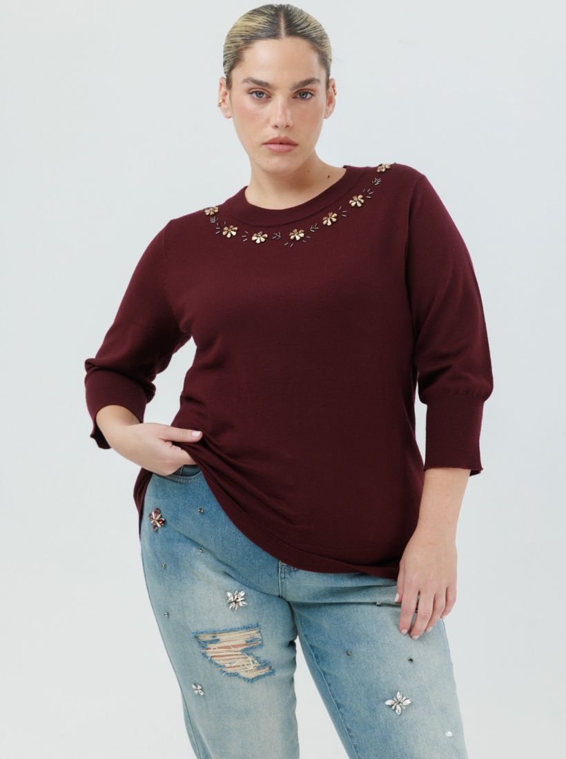 JUMP & ONOT,249.9000,סריג נפתח קריסטלים,in-stock