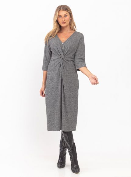 JUMP & ONOT,229.9000,שמלה סריג פיתול מותן,{quantity_and_stock_status}