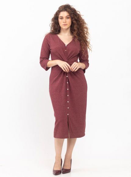 JUMP & ONOT,229.9000,שמלה סריג פיתול מותן,{quantity_and_stock_status}