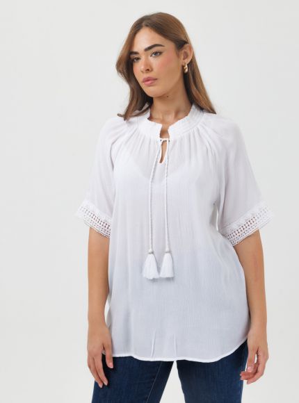 JUMP & ONOT,199.9000,חולצה וואל שרוול תחרה,{quantity_and_stock_status}