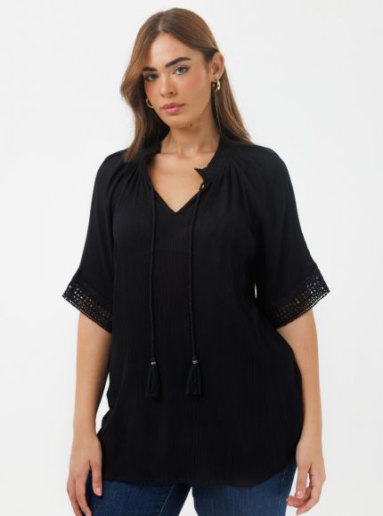 JUMP & ONOT,199.9000,חולצה וואל שרוול תחרה,{quantity_and_stock_status}