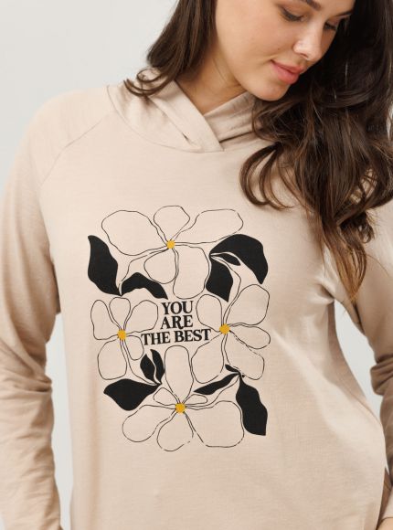 JUMP & ONOT,179.9000,סווטשירט קפוצ’ון עם דפוס פרומו,{quantity_and_stock_status}