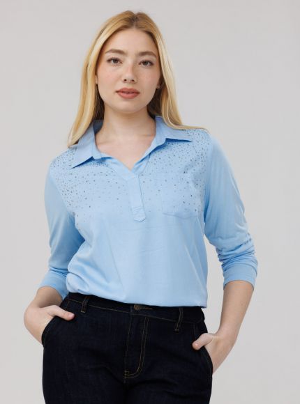 JUMP & ONOT,199.9000,חולצה ניטים שילוב בדים פרומו,{quantity_and_stock_status}