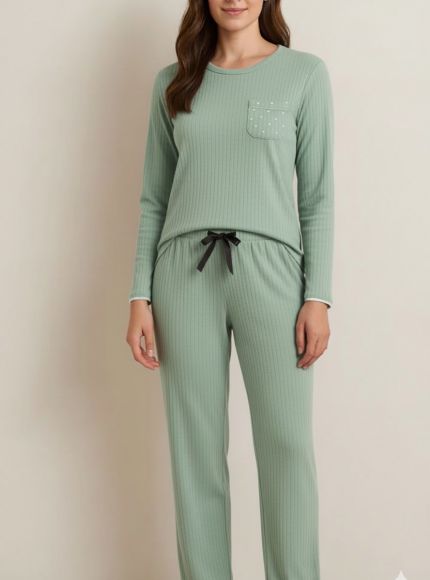 JUMP & ONOT,150.0000,סט פיג’מה ארוך בסריג ריב,{quantity_and_stock_status}