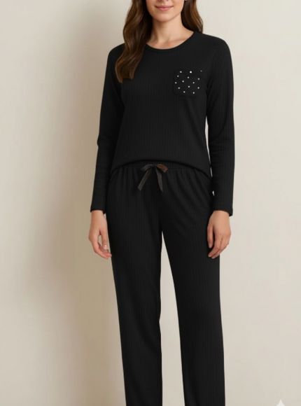 JUMP & ONOT,150.0000,סט פיג’מה ארוך בסריג ריב,{quantity_and_stock_status}