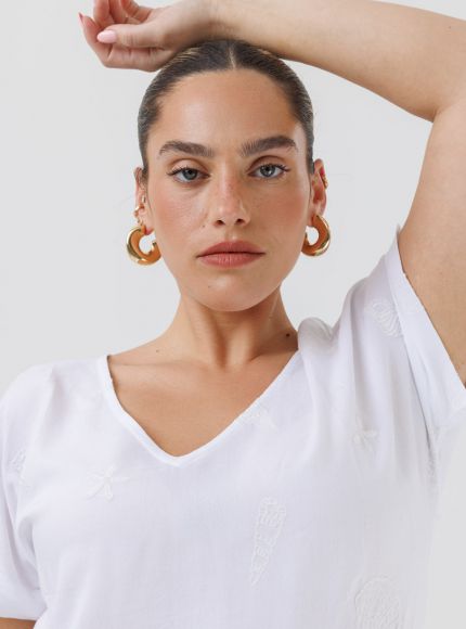 JUMP & ONOT,159.9000,חולצה שילוב בדים רקמת קונכיות,{quantity_and_stock_status}