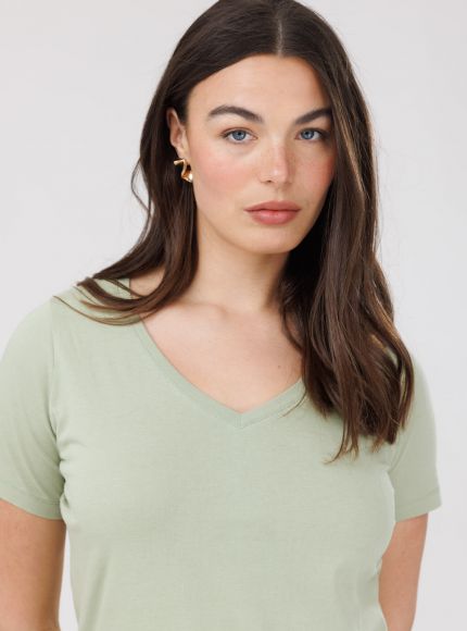 JUMP & ONOT,59.0000,חולצת בייסיק צווארון וי קצר,{quantity_and_stock_status}