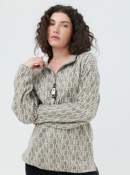 JUMP & ONOT,249.9000,סריג מודפס צווארון רוכסן,{quantity_and_stock_status}