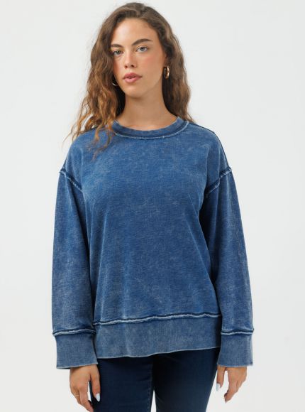 JUMP & ONOT,279.9000,סווטשירט אינדיגו שטוף,{quantity_and_stock_status}