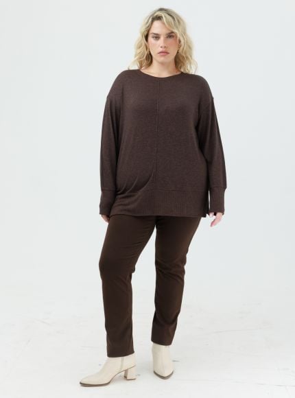 JUMP & ONOT,199.9000,סריג טוניקה עם ריב פרומו,{quantity_and_stock_status}