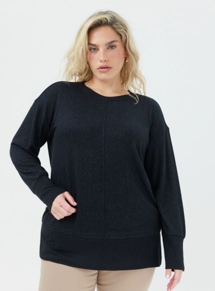 JUMP & ONOT,199.9000,סריג טוניקה עם ריב פרומו,{quantity_and_stock_status}