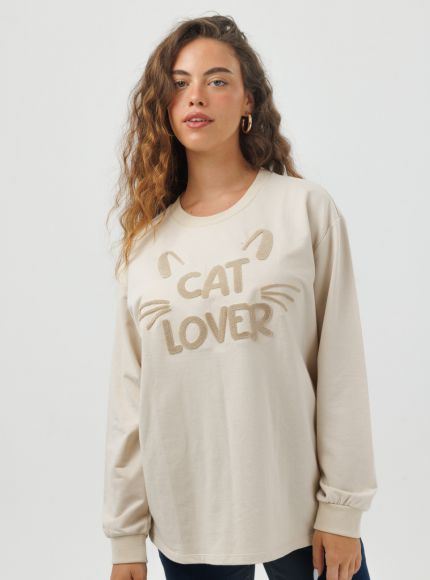 JUMP & ONOT,179.9000,חולצת סוויטשרט CAT,{quantity_and_stock_status}