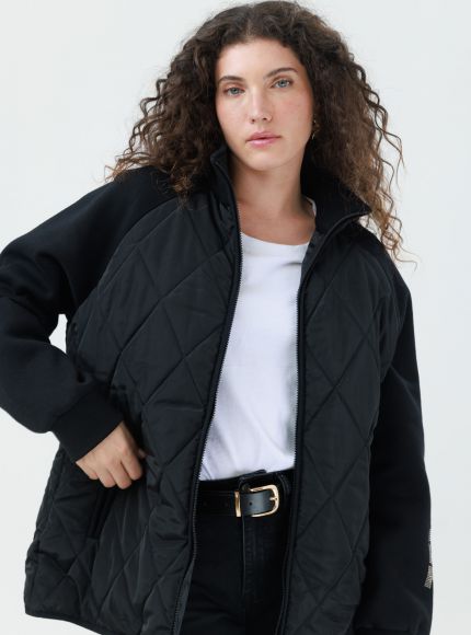 JUMP & ONOT,379.9000,מעיל ניילון שילוב סריג,{quantity_and_stock_status}