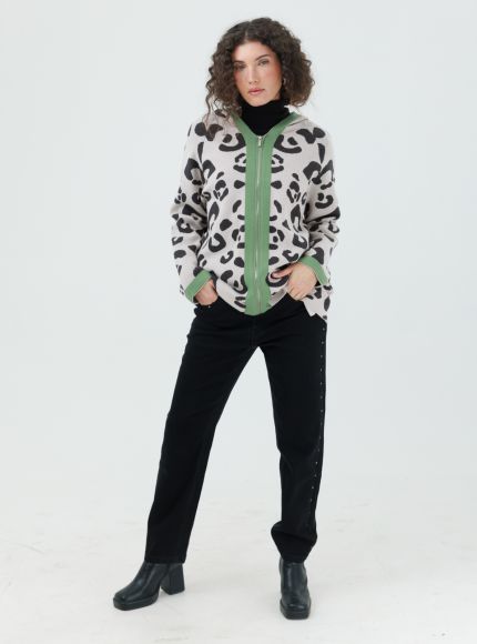 JUMP & ONOT,279.9000,קרדיגן מנומר עם רוכסן,{quantity_and_stock_status}