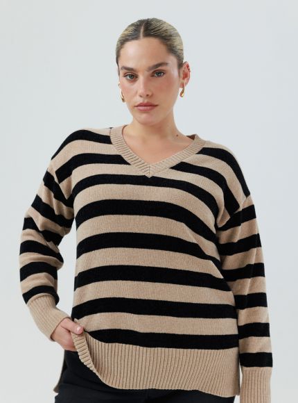 JUMP & ONOT,249.9000,סריג שניל פסים,{quantity_and_stock_status}