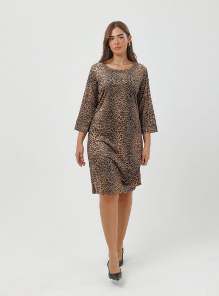 JUMP & ONOT,279.9000,שמלה דמוי זמש מנומרת,{quantity_and_stock_status}